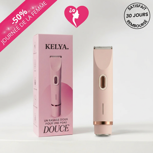 Kelya® – Le Rasoir 2-en-1 pour peaux sensibles